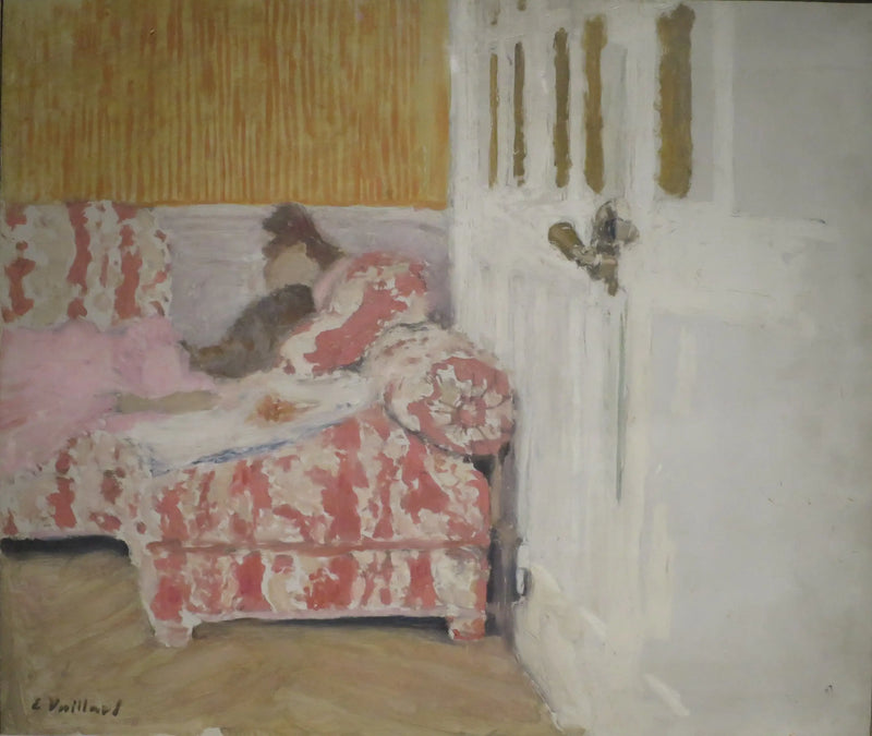 På sofaen - Édouard Vuillard