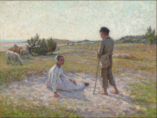 På sanddynene, Étaples - Henri Le Sidaner