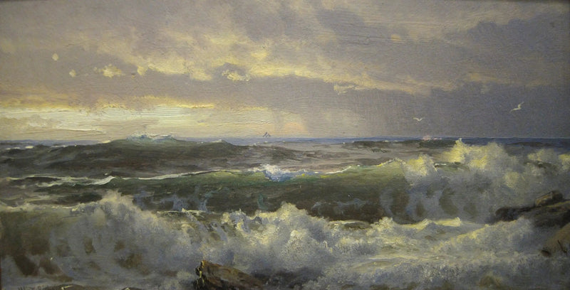 Surf på klippene - William Trost Richards