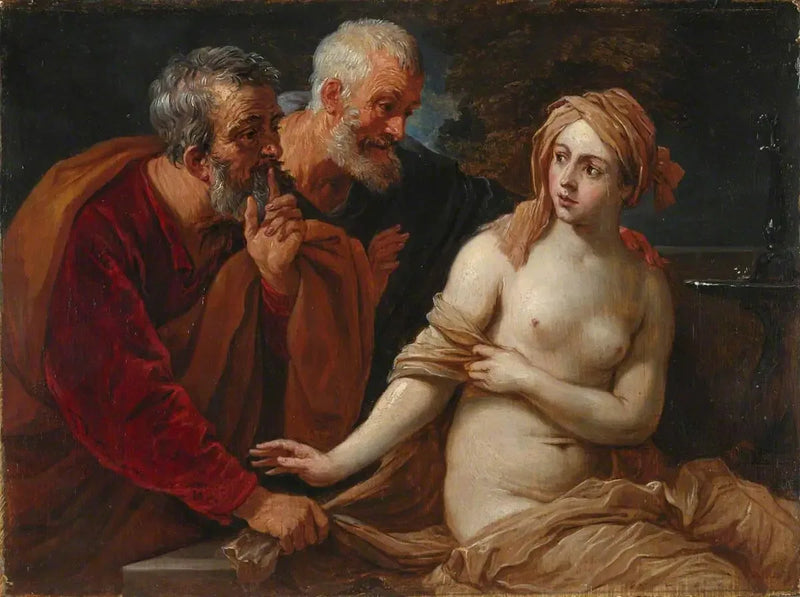 Suzanne og de gamle (etter Guido Reni) - David Teniers den Yngre

Source:
Suzanne et les vieillards (d'après Guido Reni) - David Teniers le Jeune