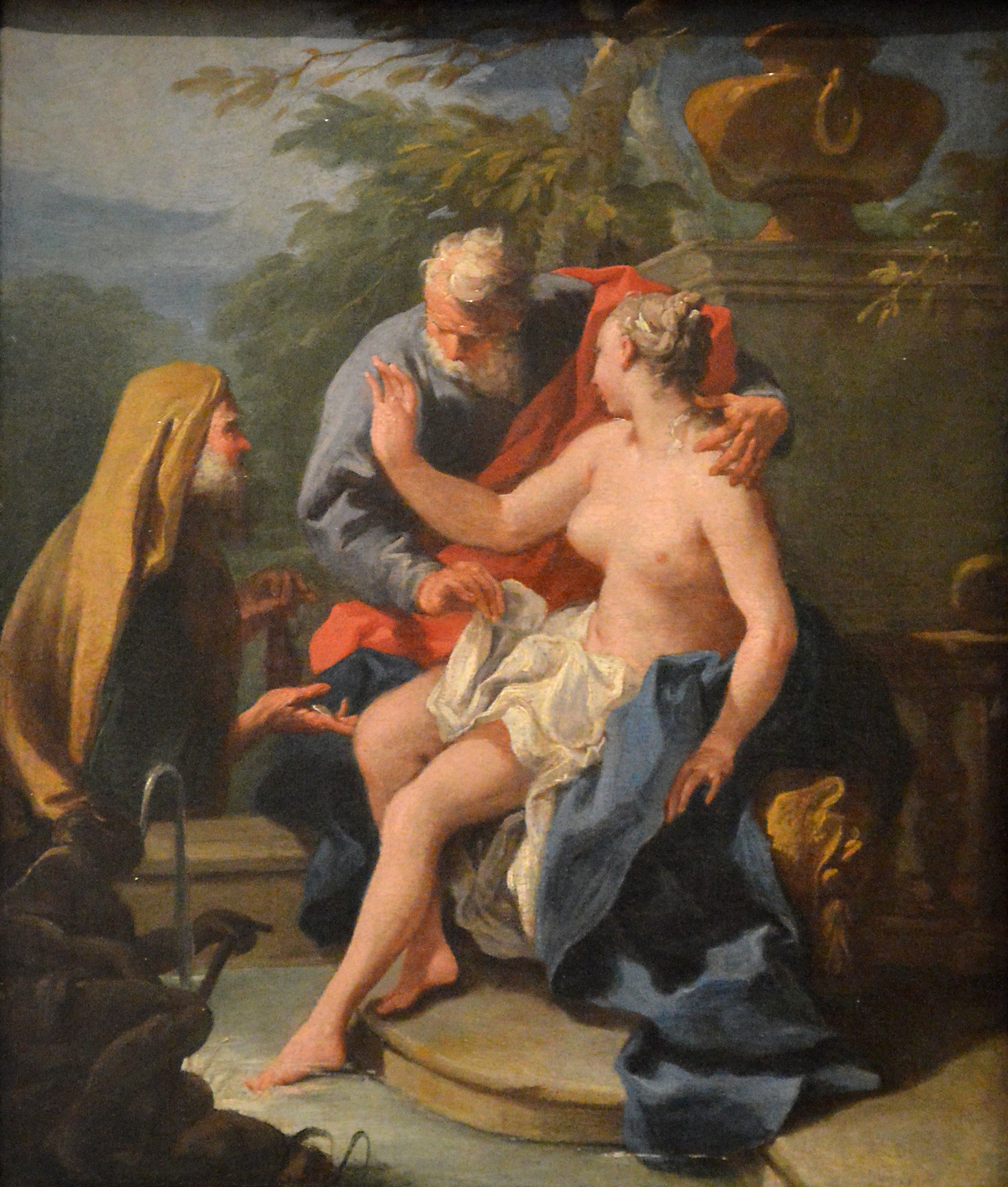 Suzanne et les vieillards - Giovanni Battista Pittoni - Alpha Reproduction