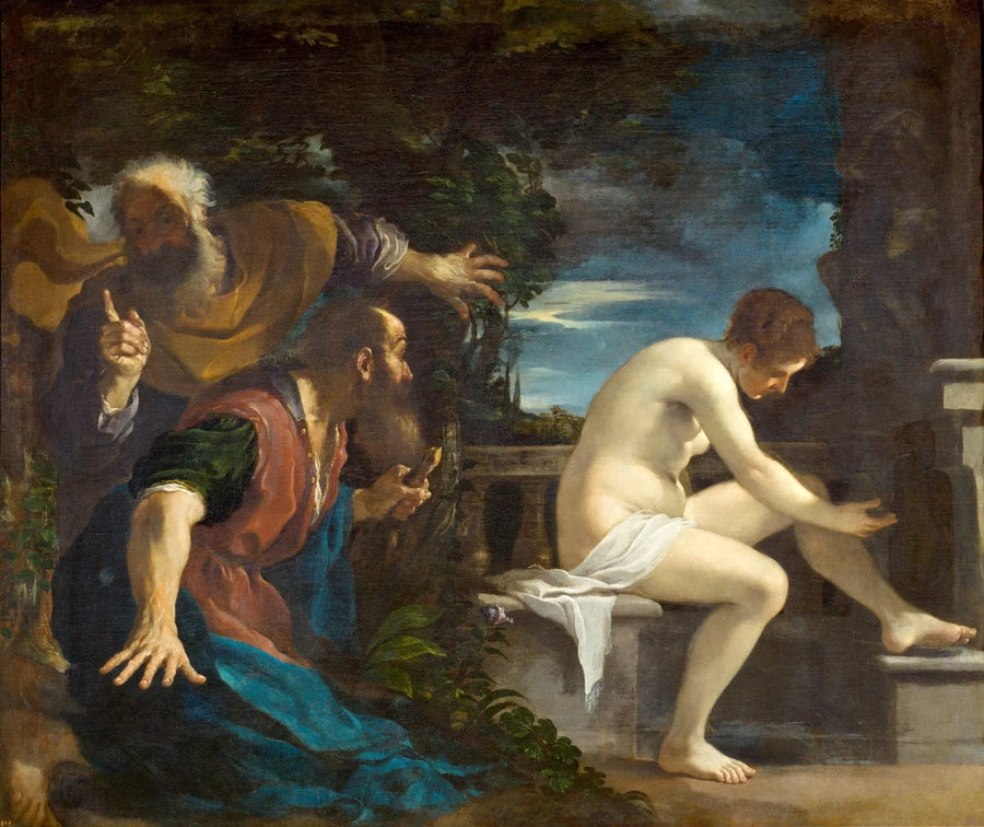 Suzanne og de gamle. - Guercino