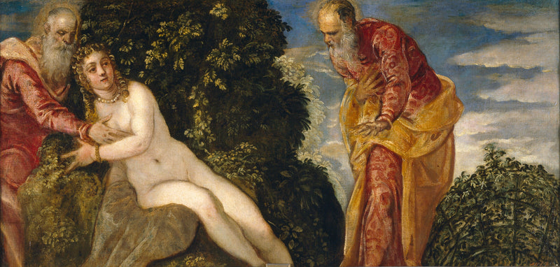 Suzanne og de gamle - Jacopo Tintoretto