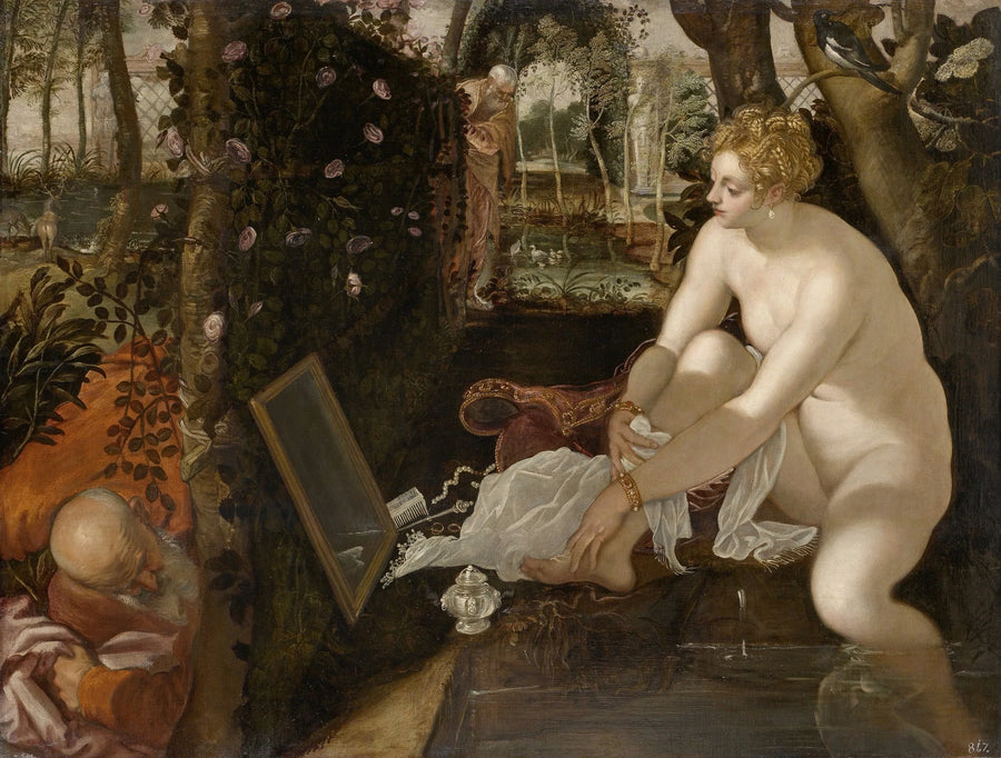 Suzanne og de gamle - Jacopo Tintoretto