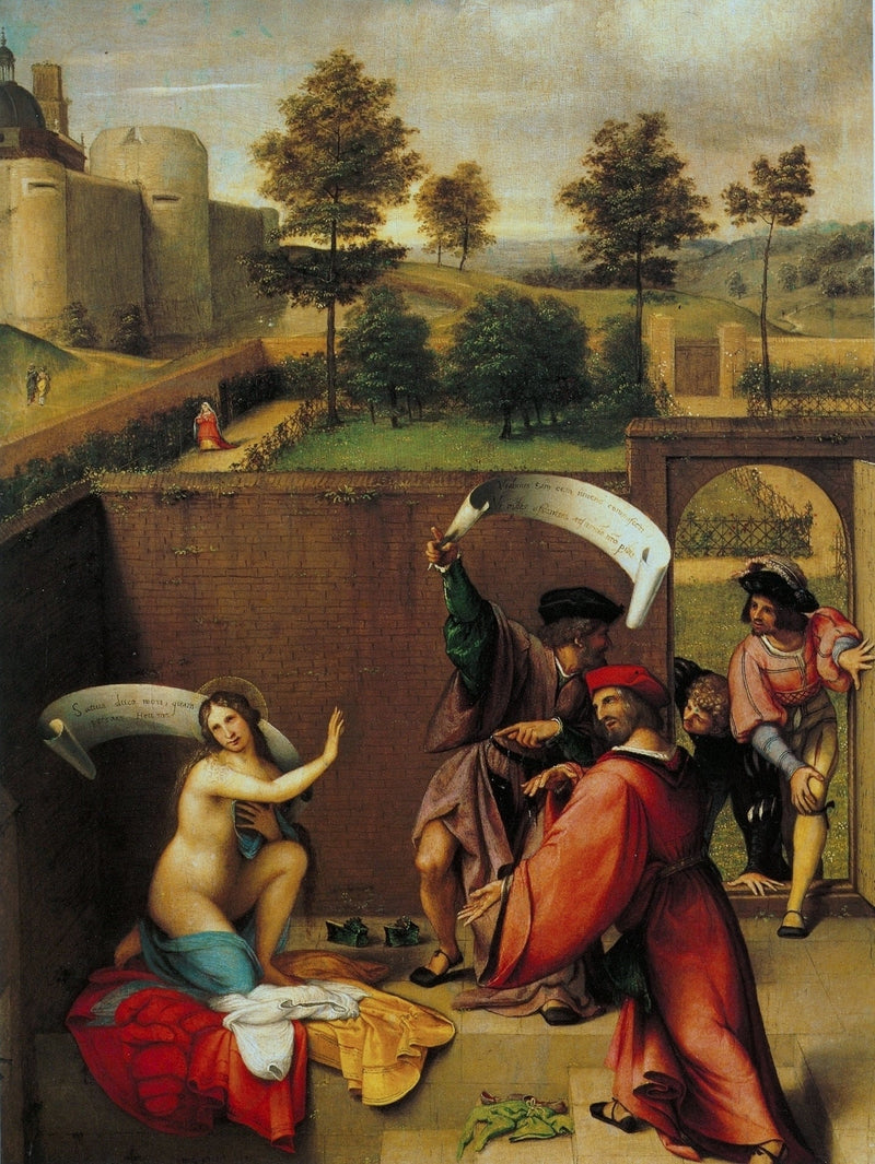 Suzanne og de gamle - Lorenzo Lotto