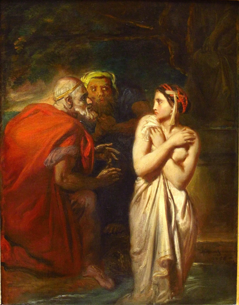 Suzanne og de gamle - Théodore Chassériau