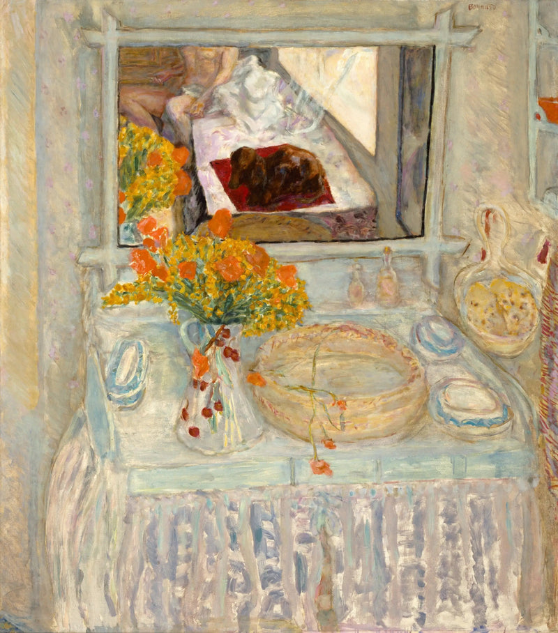 Toalettbord med speil - Pierre Bonnard