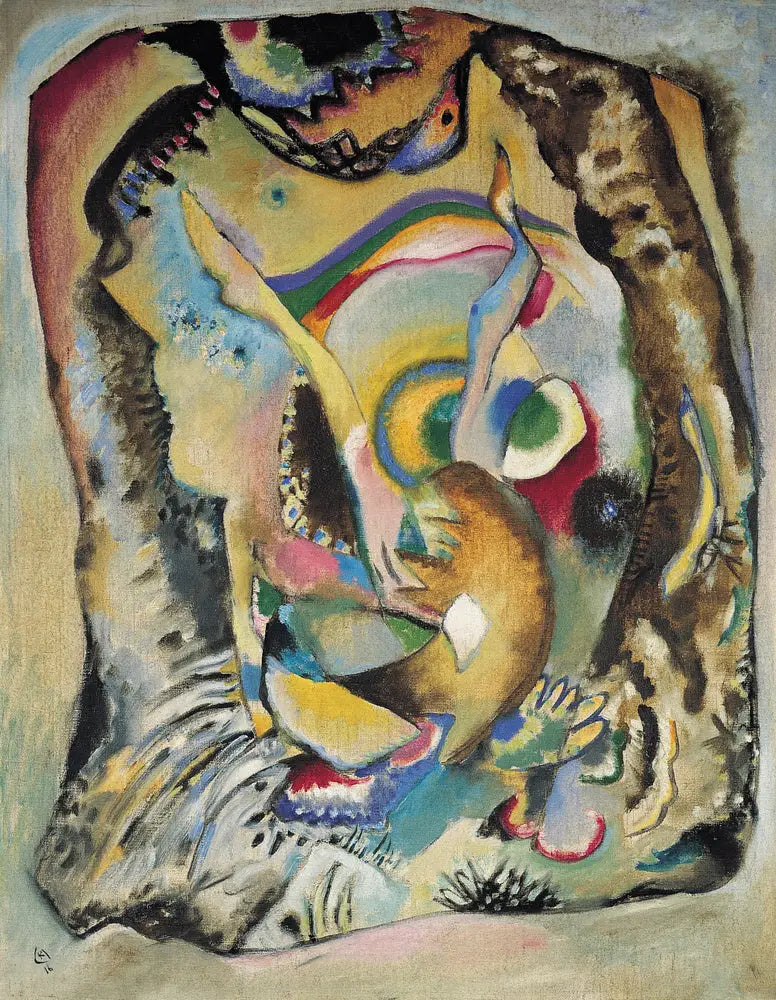 Maleri på lys bakgrunn - Vassily Kandinsky