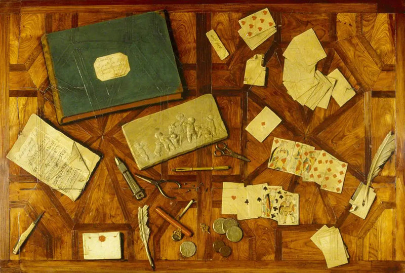 Bordplate og trompe-l'œil - Louis-Léopold Boilly

Source:
Tabletop en trompe-l'œil - Louis-Léopold Boilly