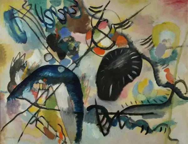 Svart flekk 1 - Vassily Kandinsky