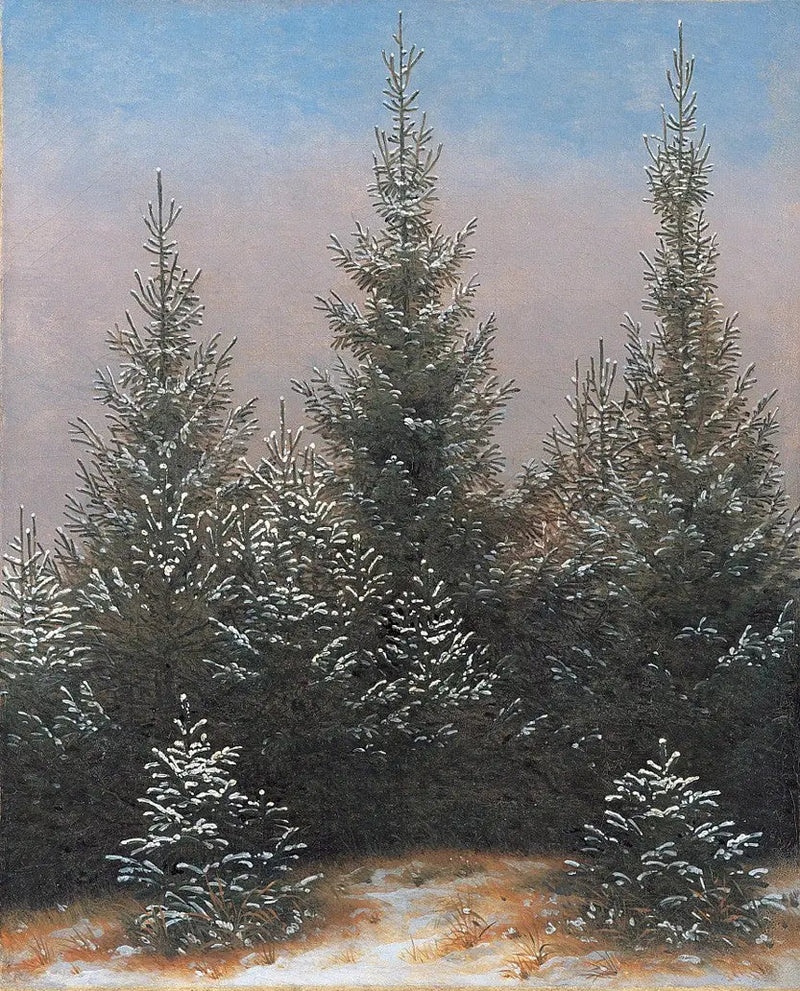 Snøens krydderhage - Caspar David Friedrich