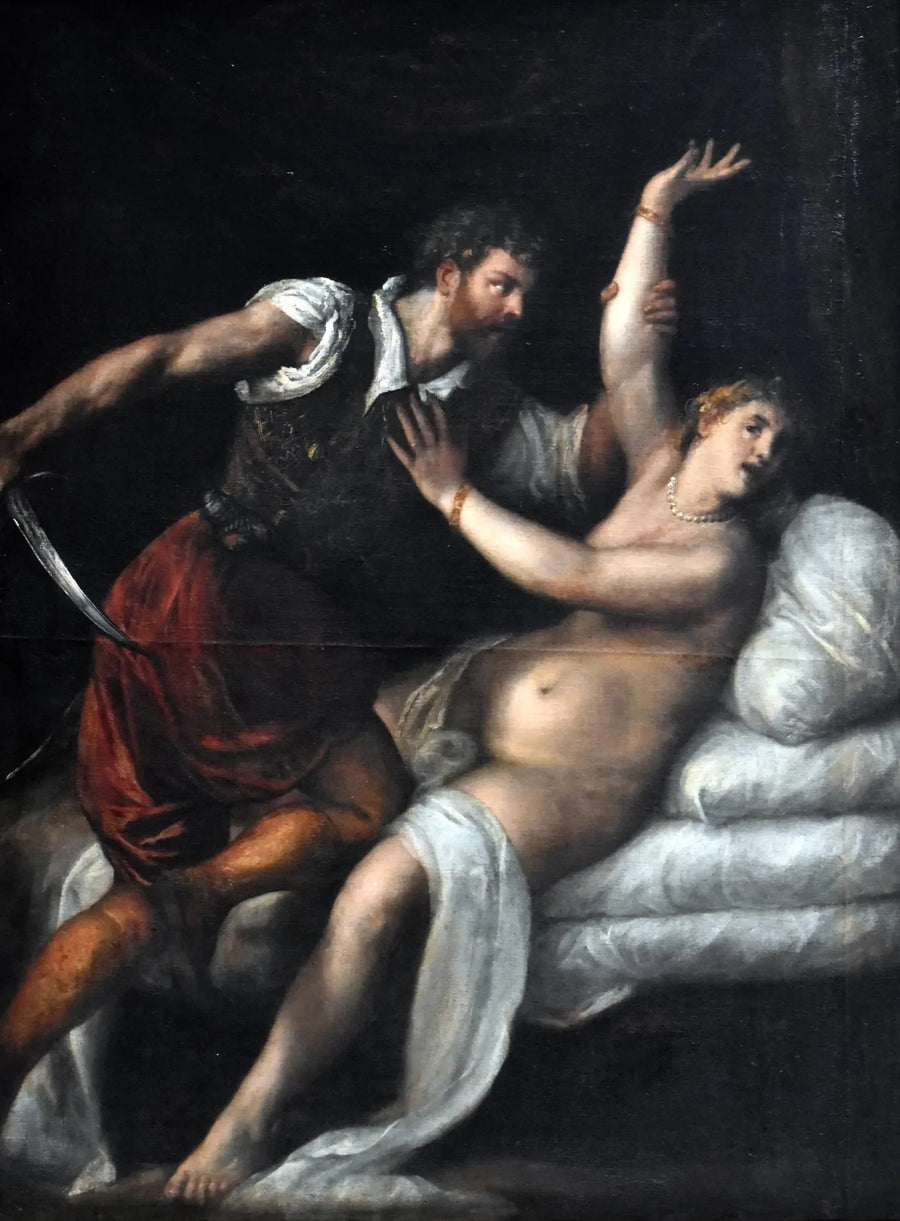 Tarquin og Lucrezia - Titian