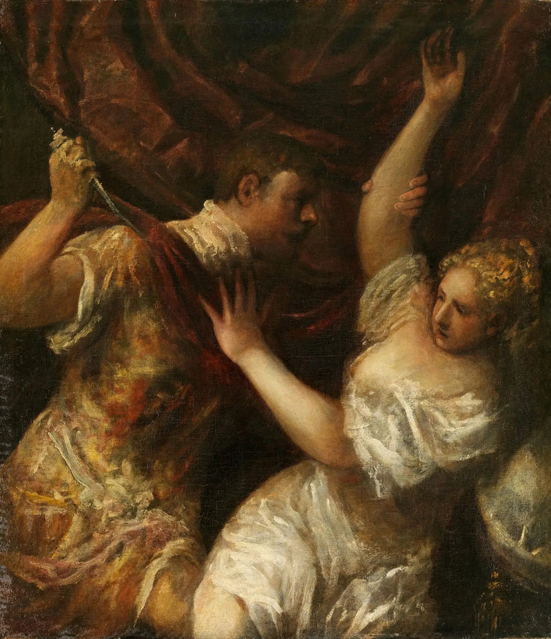 Tarquinius Sextus og Lucrezia - Titian