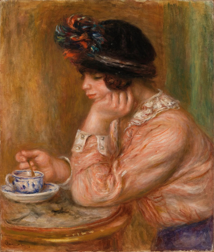 Kopp med sjokolade (Koppen med sjokolade) - Pierre-Auguste Renoir
