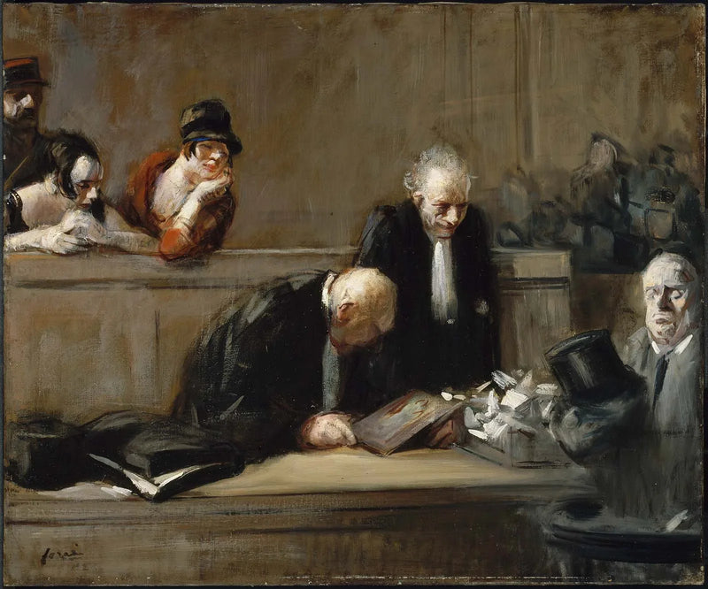 Desorientert vitne - Jean-Louis Forain