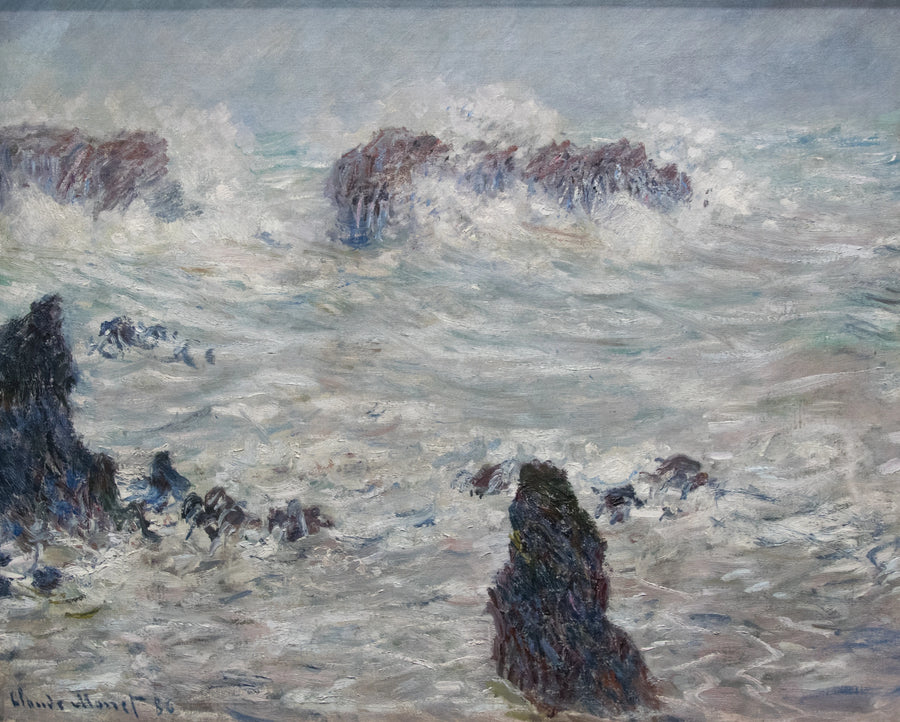 Storm på kysten av Belle-Île - Claude Monet