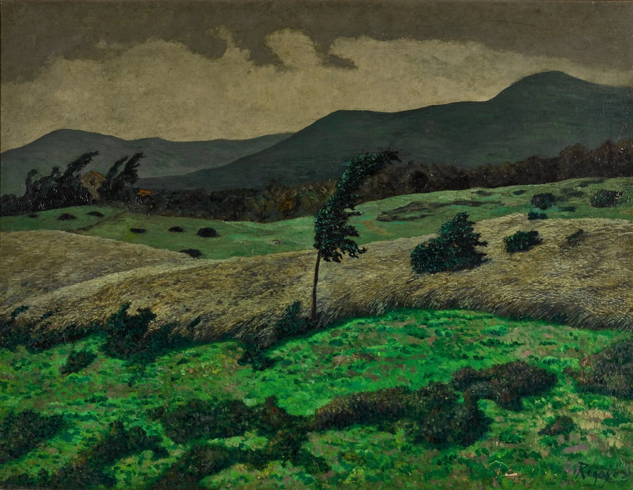 Storm i Pyreneene - Darío de Regoyos