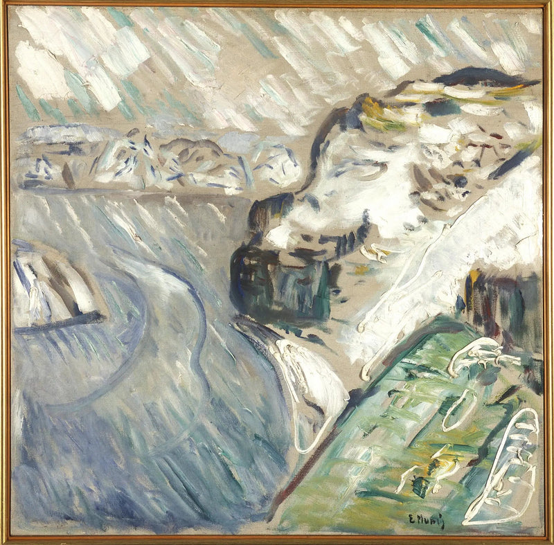 Snøstorm over havet - Edvard Munch