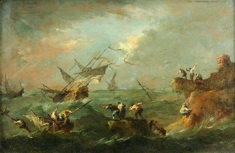 Storm på sjøen - Francesco Guardi