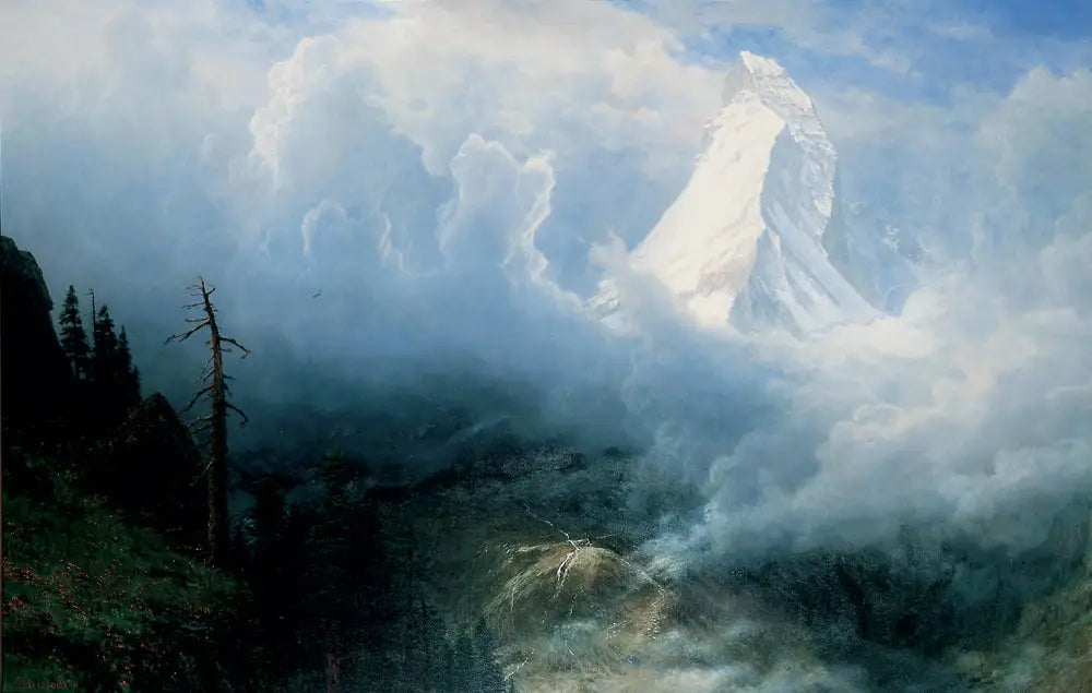 Tempête sur le Cervin - Albert Bierstadt - Alpha Reproduction