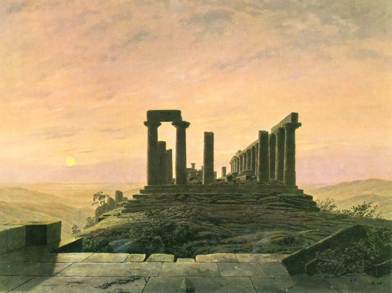 Juno-tempelet i Agrigento - Caspar David Friedrich