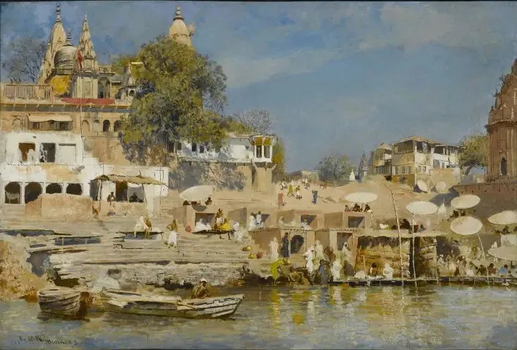 Templer og badeghat i Benares - Edwin Lord Weeks

Source:
Temples et ghat de baignade à Bénarès - Edwin Lord Weeks