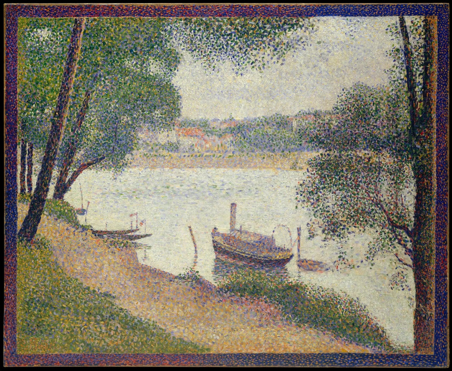 Grått vær, Store Jatte - Georges Seurat