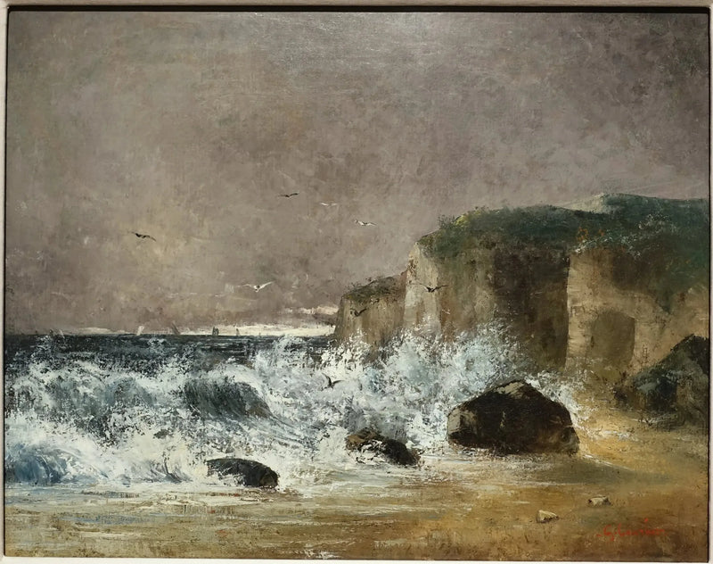Tåketid i Étretat - Gustave Courbet