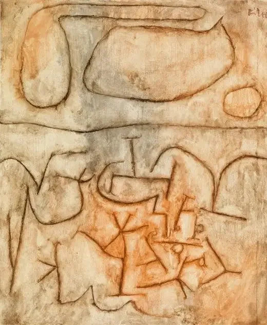 Historisk terreng (Historisk grunn) - Paul Klee
