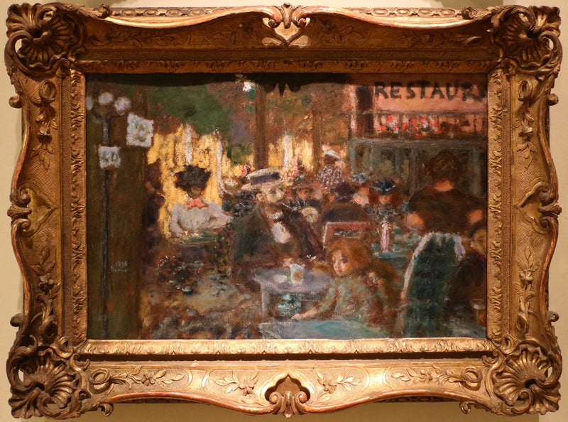 Kaféterrasse - Pierre Bonnard