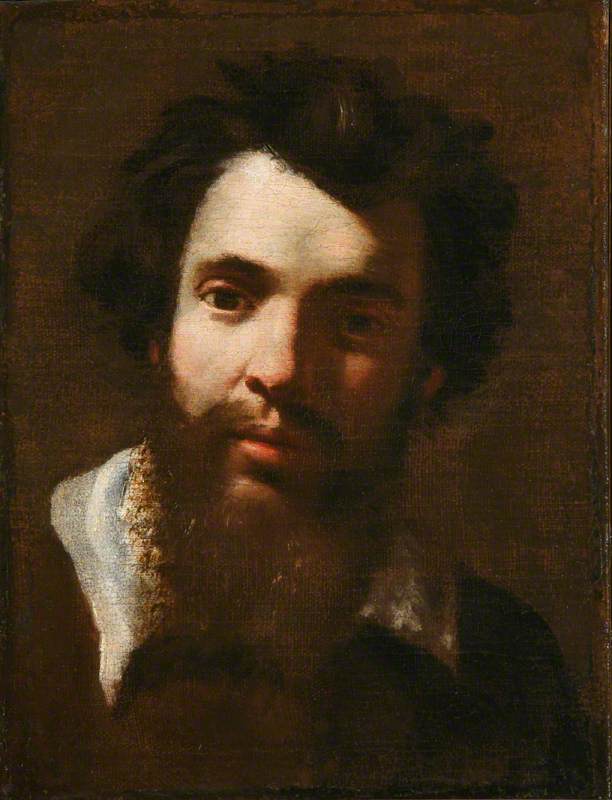 Skjegget mann hode - Simon Vouet