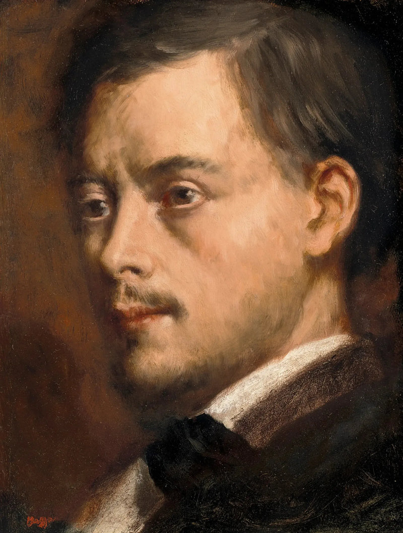 Hode av mann - Edgar Degas