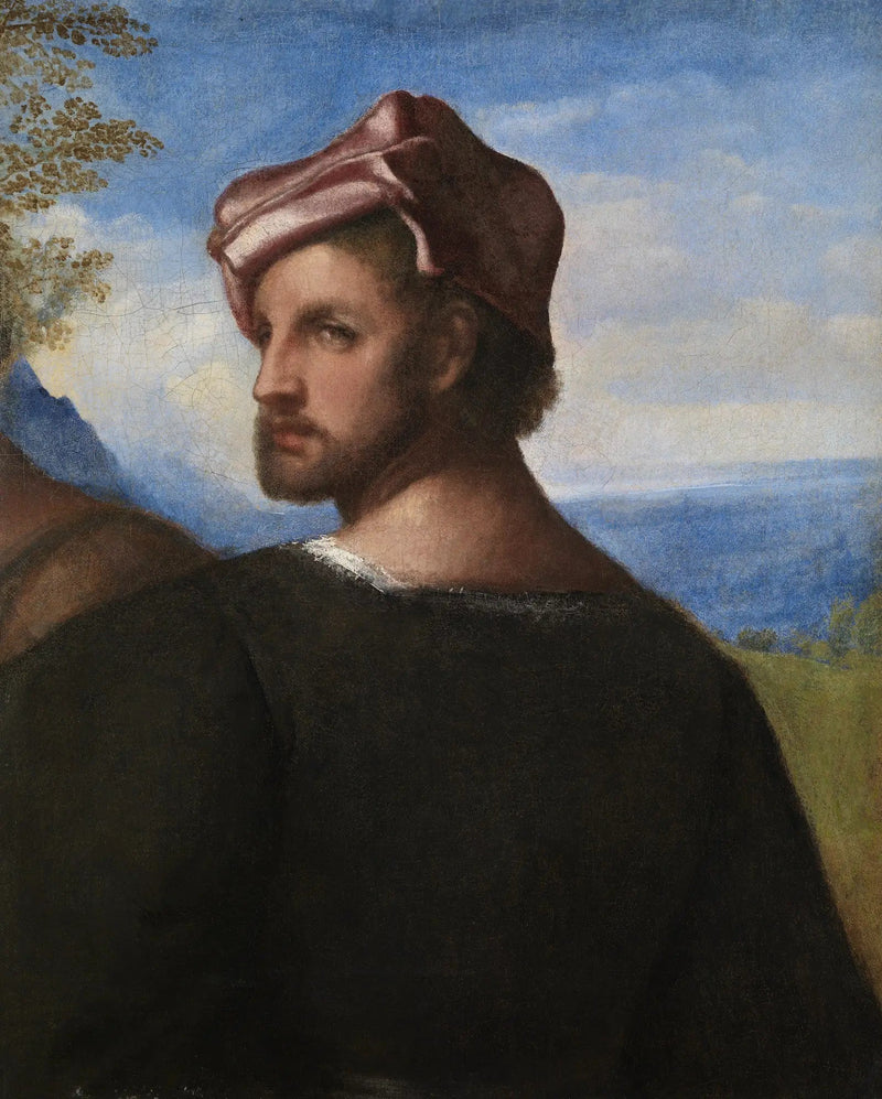 Manns hode - Titian