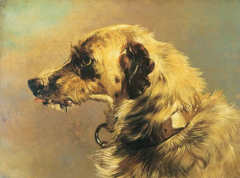 Hode av en løpende hund - Edwin Henry Landseer

Source:
Tête d'un chien courant - Edwin Henry Landseer