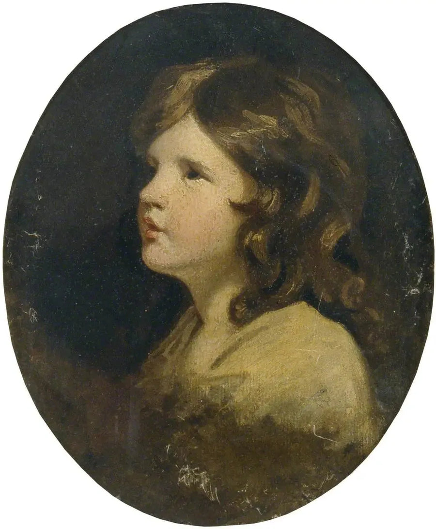 Hode av en gutt - Joshua Reynolds