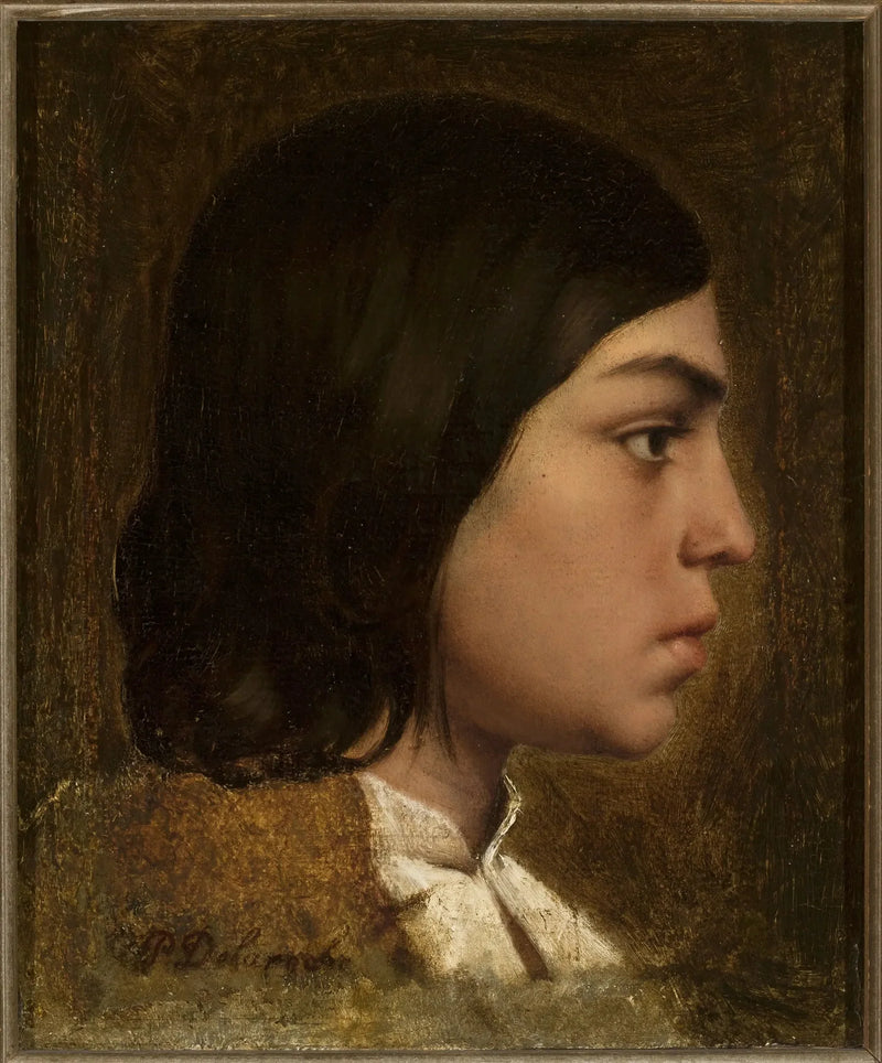 En guttes hode. - Paul Delaroche

Source:
Tête d'un garçon. - Paul Delaroche