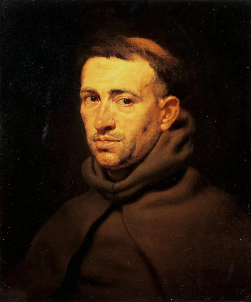 En franciskansk munkhode - Peter Paul Rubens