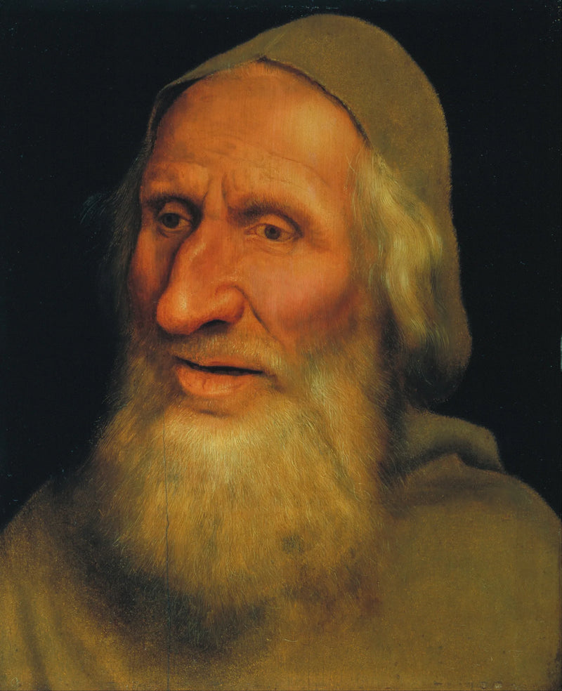 Hode av en gammel mann - Quentin Metsys