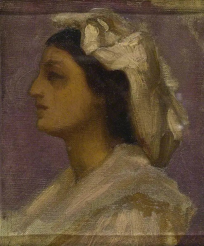 Portrett av en ung italiensk jente (profil) - Frederic Leighton

Source:
Tête d'une jeune fille italienne (profil) - Frederic Leighton