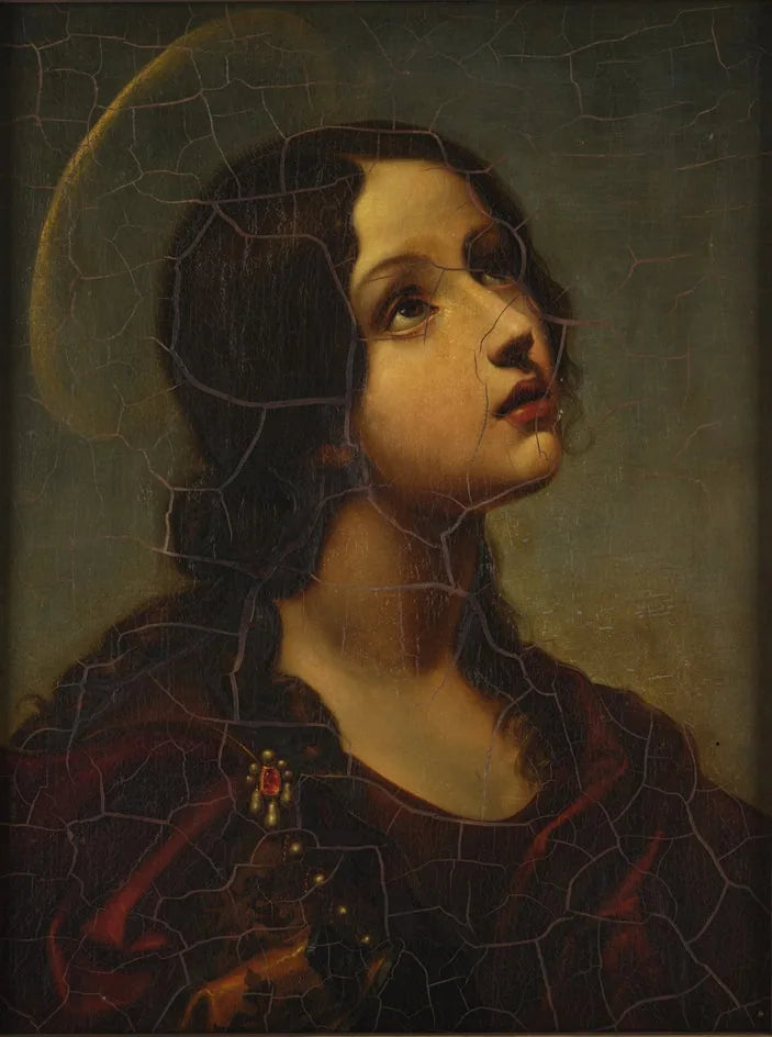 Hode av en ung helgen (helgen Lucia?) - Carlo Dolci