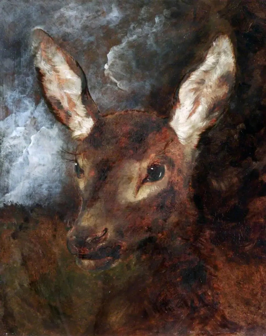 Hjortetak - Edwin Henry Landseer

Source:
Tête de biche - Edwin Henry Landseer