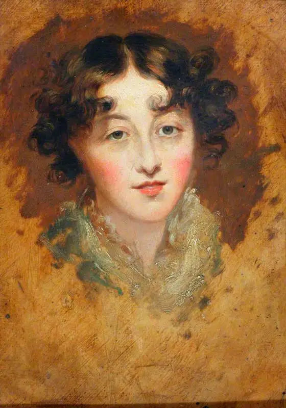 Tête de dame - Thomas Lawrence image 1 copie de tableau peinte à la main