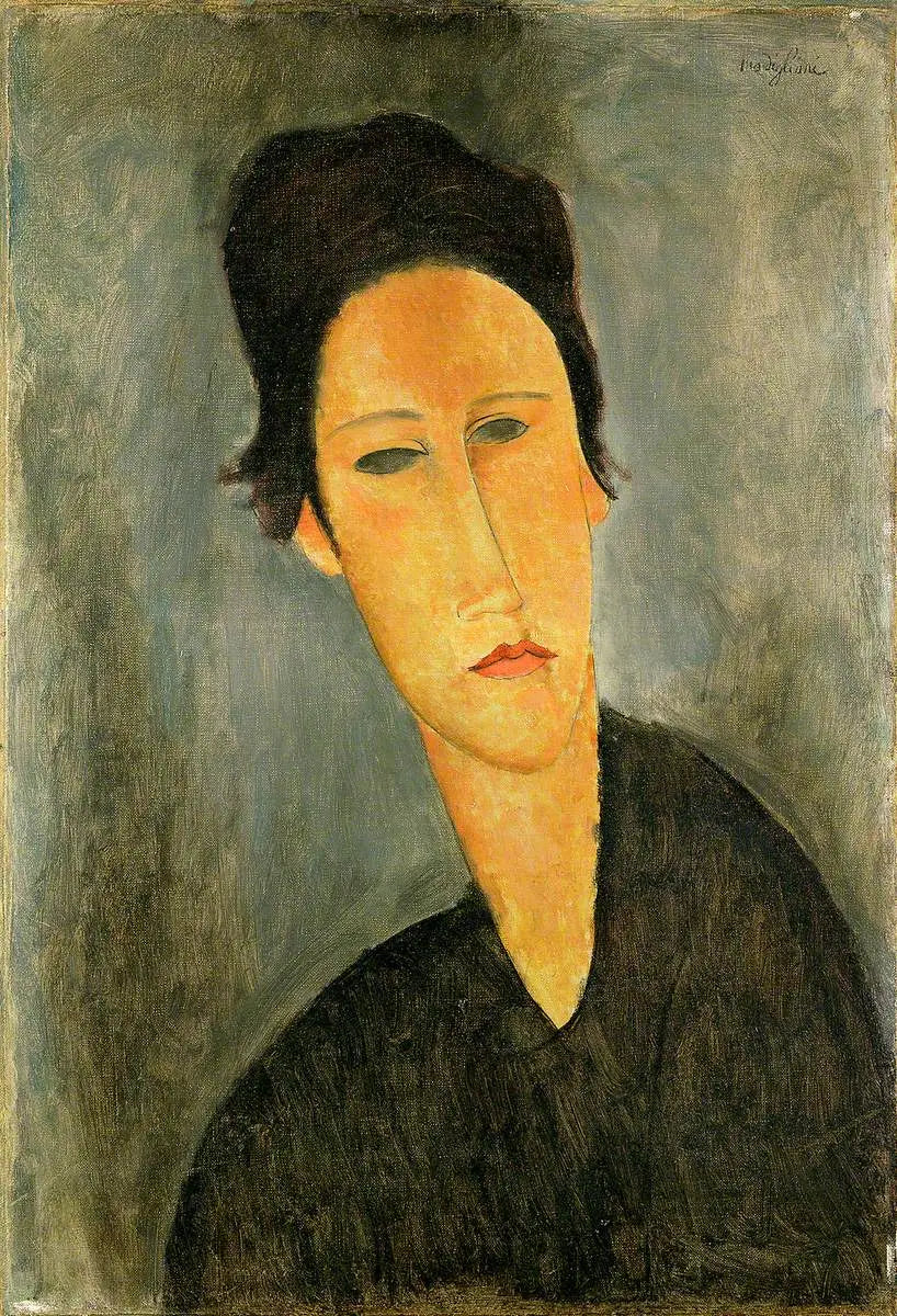Kvinnehode (Anna Zborowska) - Amedeo Modigliani