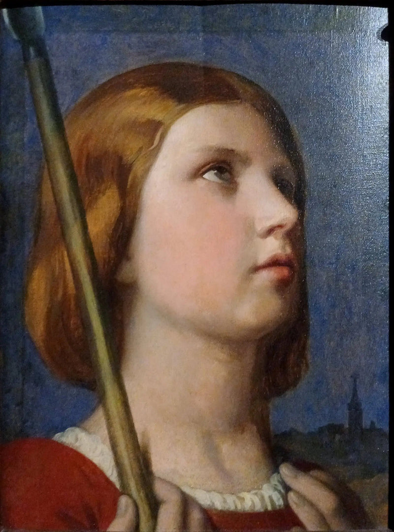 Jeanne d'Arc i ekstase-hode - Jean-Auguste-Dominique Ingres