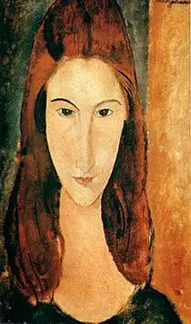 Jeanne Hébuterne sett forfra - Amedeo Modigliani