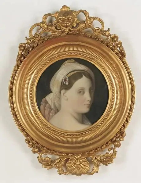 Hodet til Den Store Odalisken - Jean-Auguste-Dominique Ingres