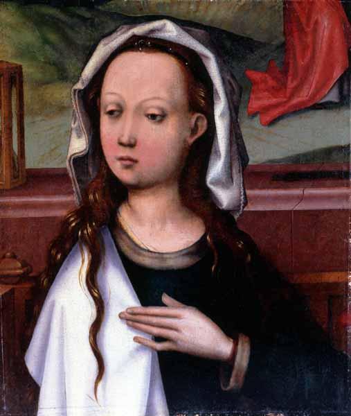 Jomfruens hode - Hans Holbein den eldre