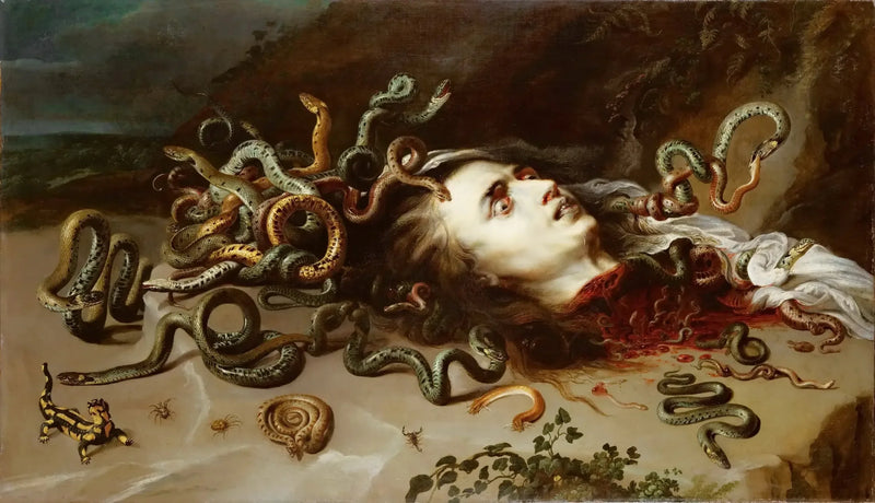 Medusas hode - Peter Paul Rubens