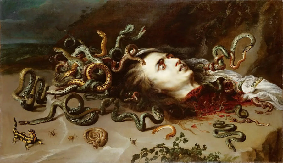 Medusas hode - Peter Paul Rubens