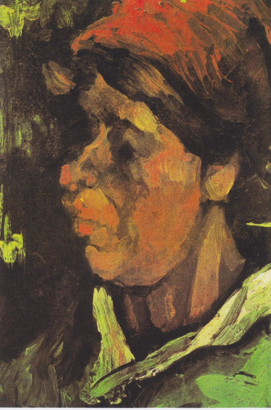 Hode av en nederlandsk bondekvinne - Vincent van Gogh